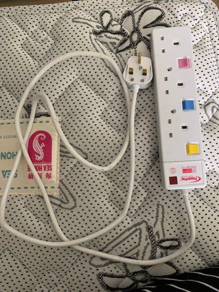 Extension Cord, TV & Home Appliances, Electrical, Adaptors & Sockets on