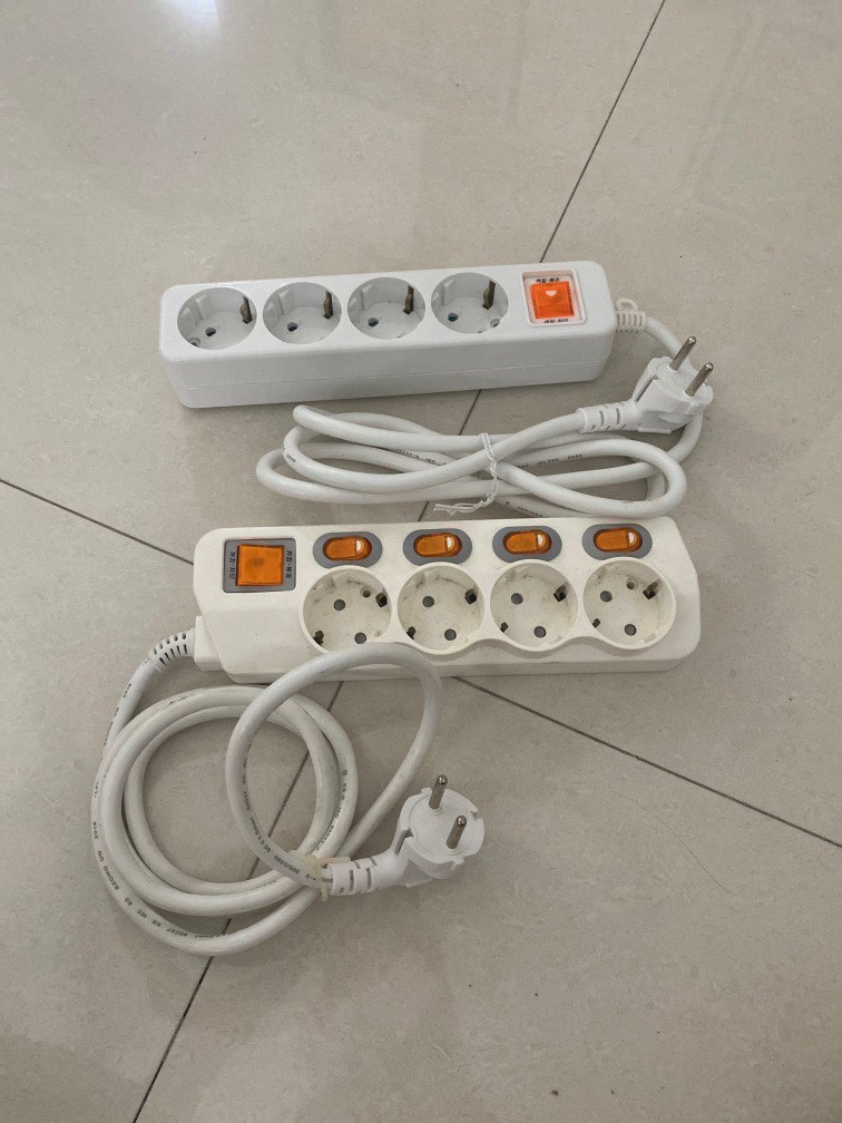 Power adaptor Extension cord from Korea 15 for both, TV & Home