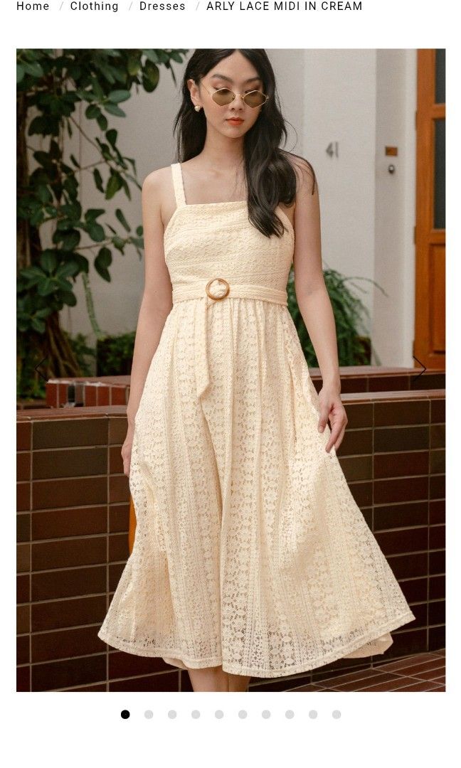 Fashmob Arly Lace Dress in Cream (M), Women's Fashion, Dresses & Sets, Dresses on Carousell Fashmob Arly Lace Dress in Cream (M), Women's Fashion, Dresses & Sets, Dresses on Carousell
