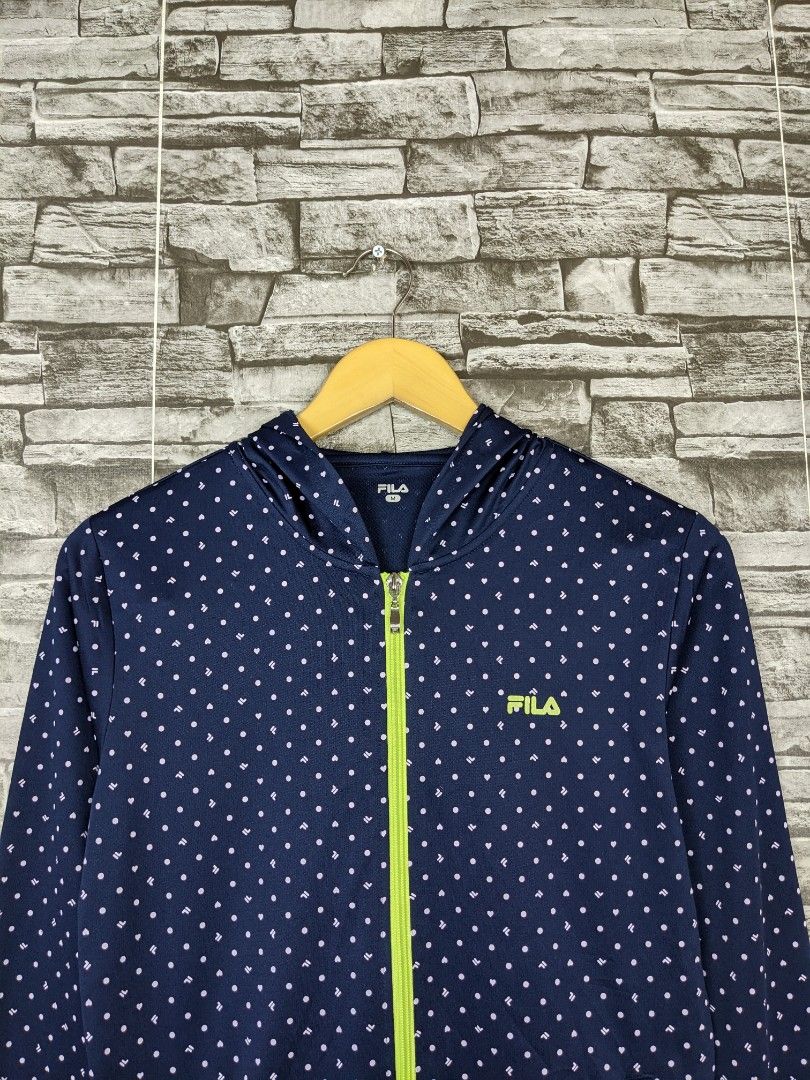 Fila polka dot hoodie cheap