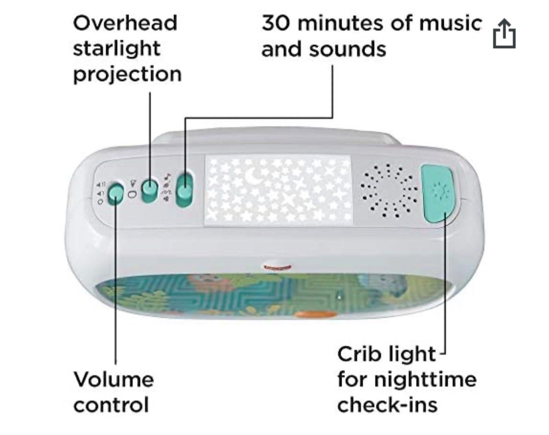 Fisher price baby projector light, Babies & Kids, Baby Nursery & Kids