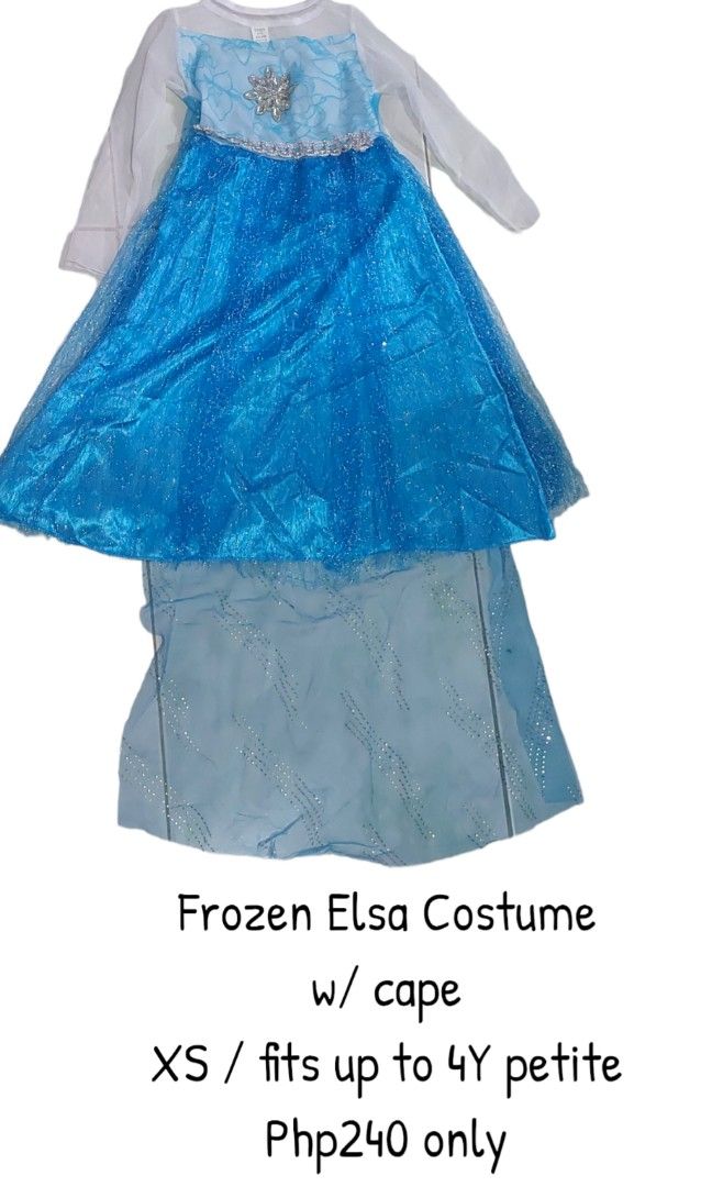 Frozen Elsa Costume, Babies & Kids, Babies & Kids Fashion on Carousell