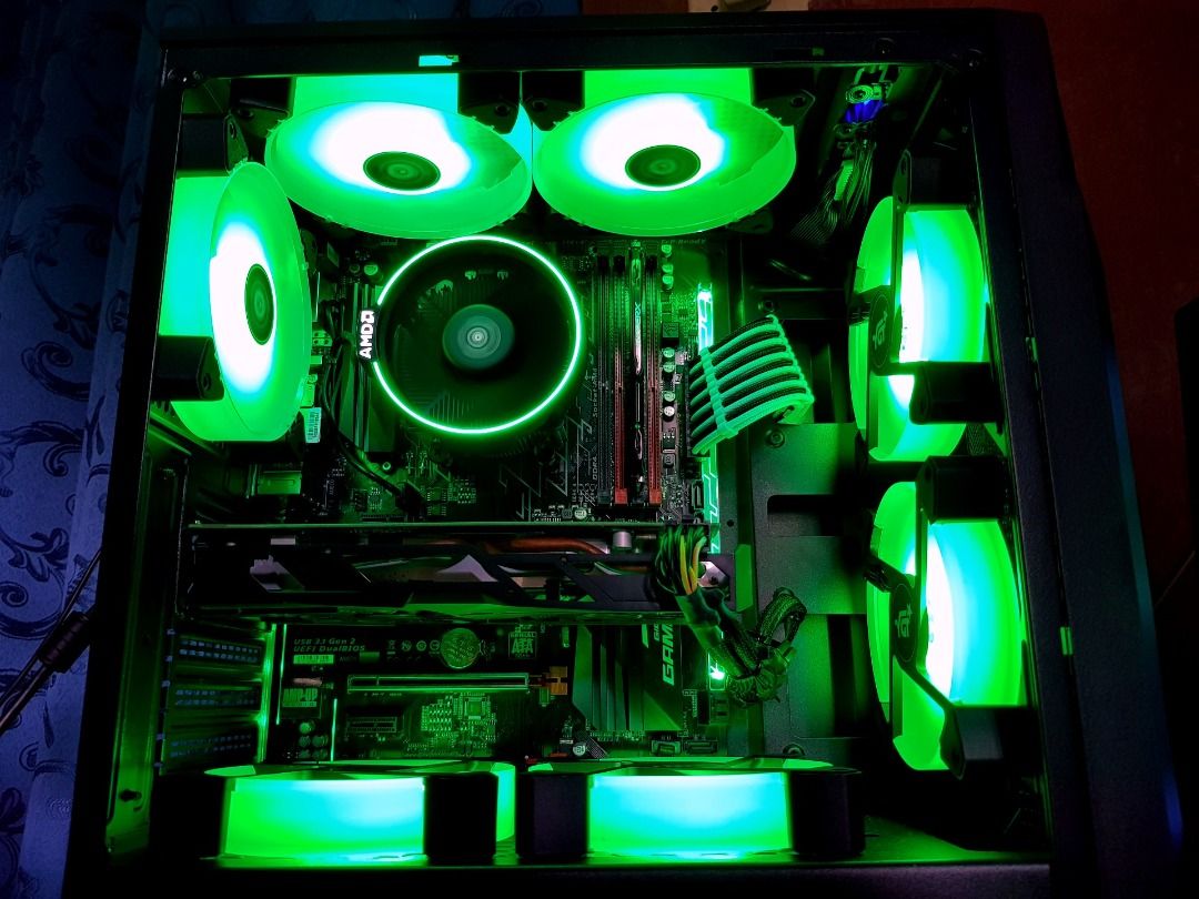 Gaming Rig w/ Receipt & Warranty / 8 GB RX 590 GPU / Gaming Motherboard