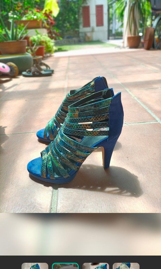 Red sales gladiator heels