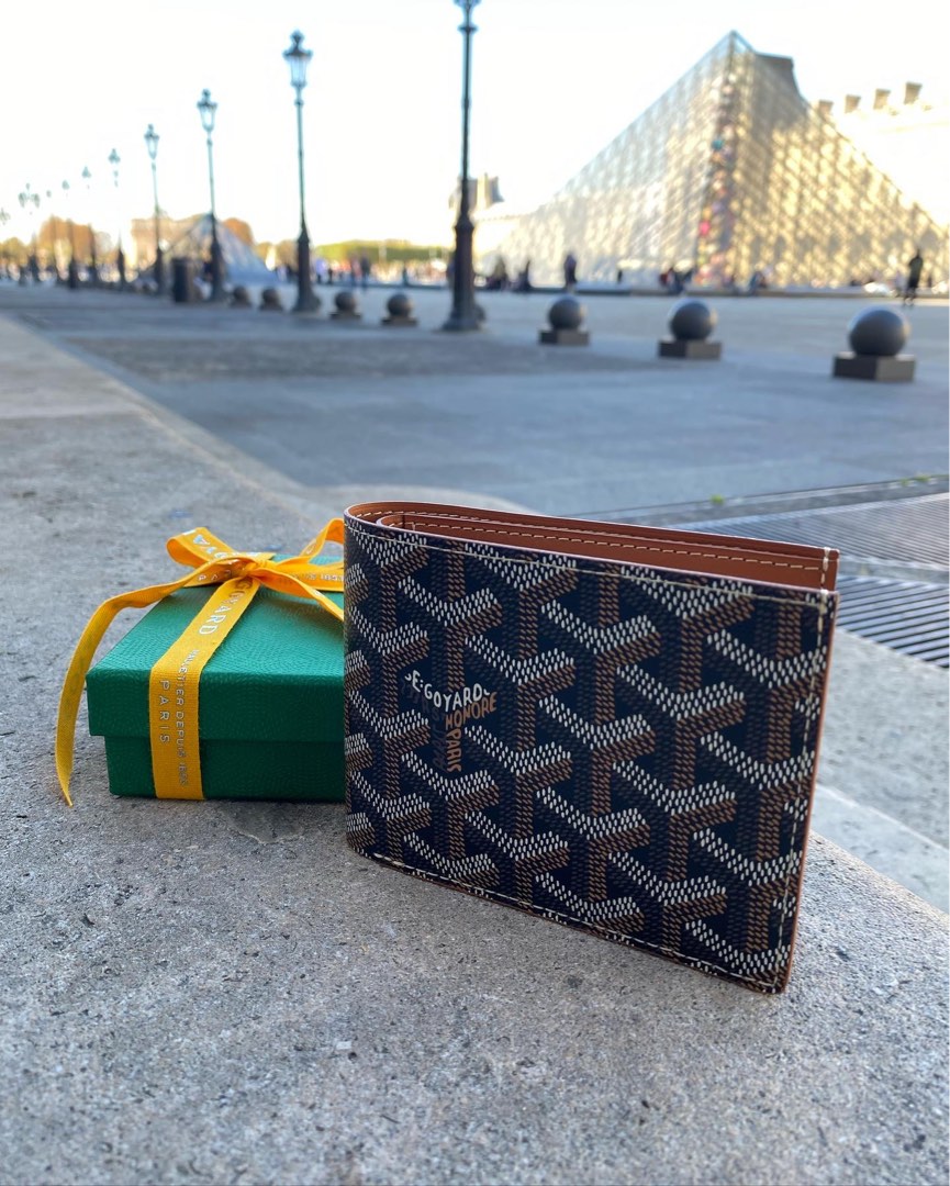 Goyard Green Goyardine Varenne Wallet Above Excellent Condition at