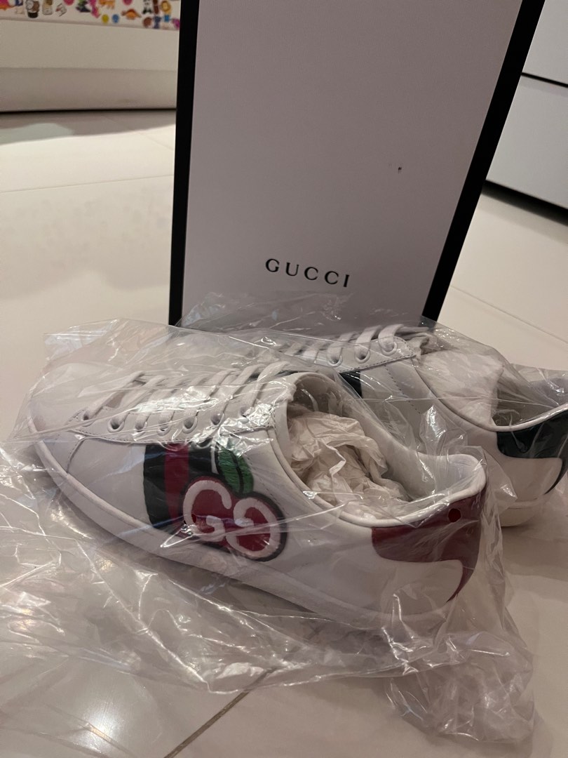 Gucci Cherry Sneakers, Luxury, Sneakers & Footwear on Carousell