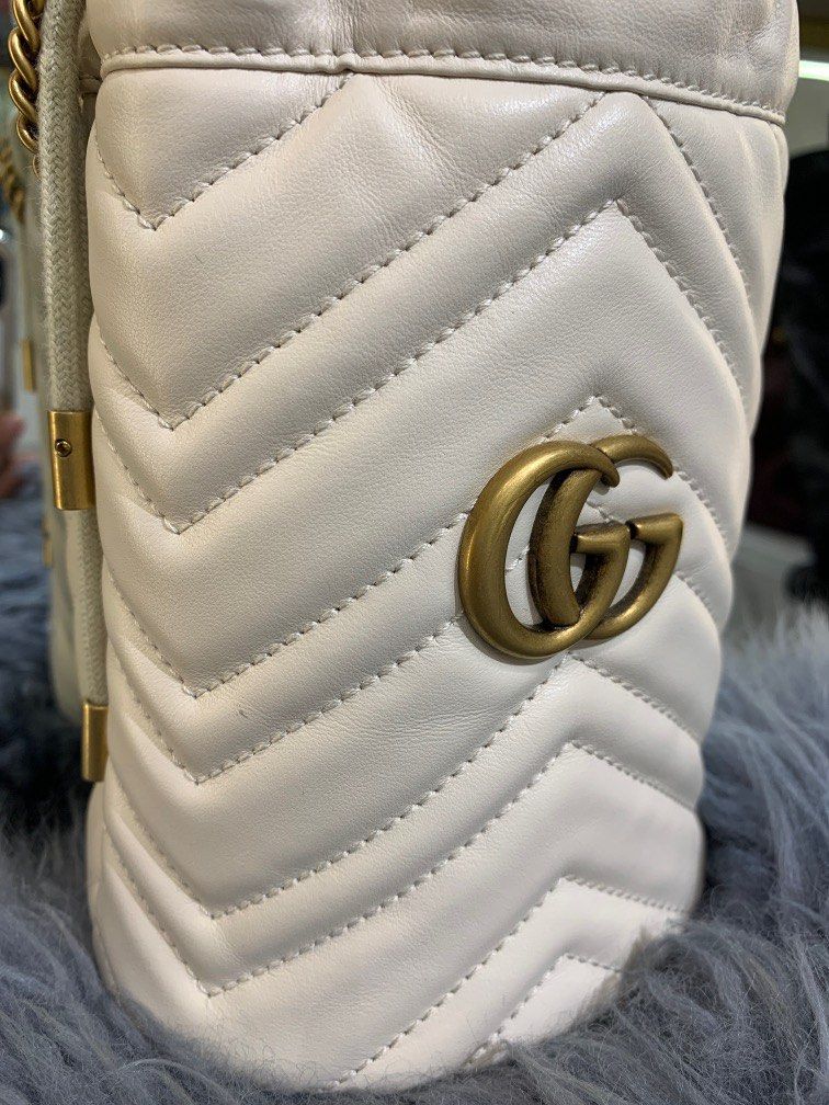 Gucci marmont bucket bag review hotsell
