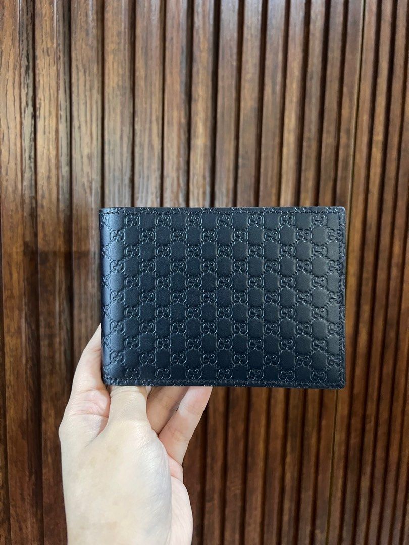 Gucci Bifold Wallet MicroGuccissima Blue