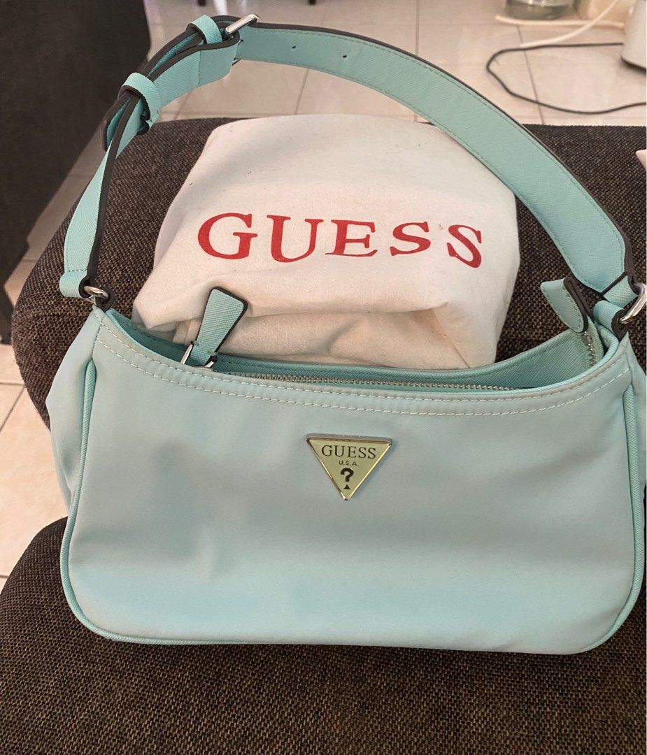 Guess shoulder sales bag nylon