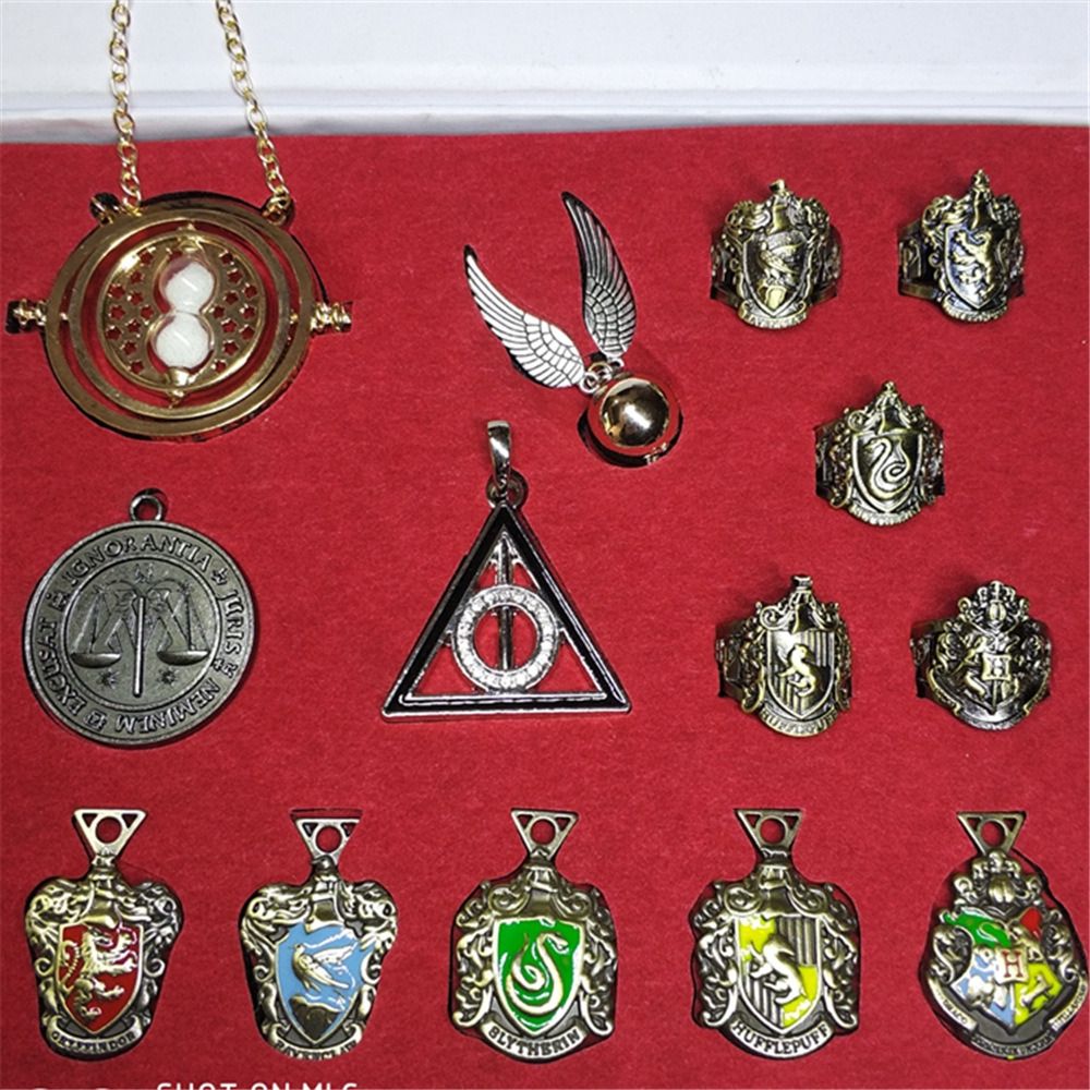 Harry potter sales wand necklace set