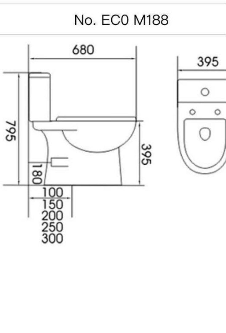 HDB BTO Toilet Bowls (Treo M188), Furniture & Home Living, Bathroom