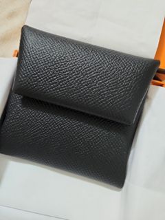 Hermes Chocolate Epsom Bastia Coin Pouch