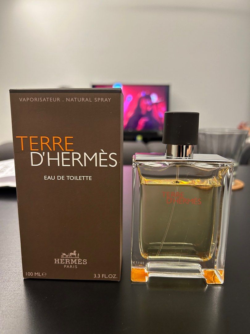 Hermes Terre d'Hermes EDT Cologne 100ML, Beauty & Personal Care, Fragrance  & Deodorants on Carousell