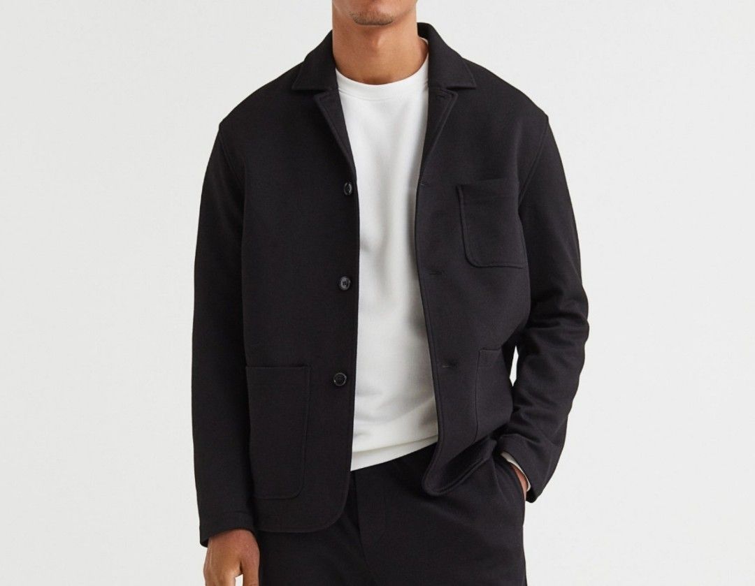 H&m jersey jacket discount