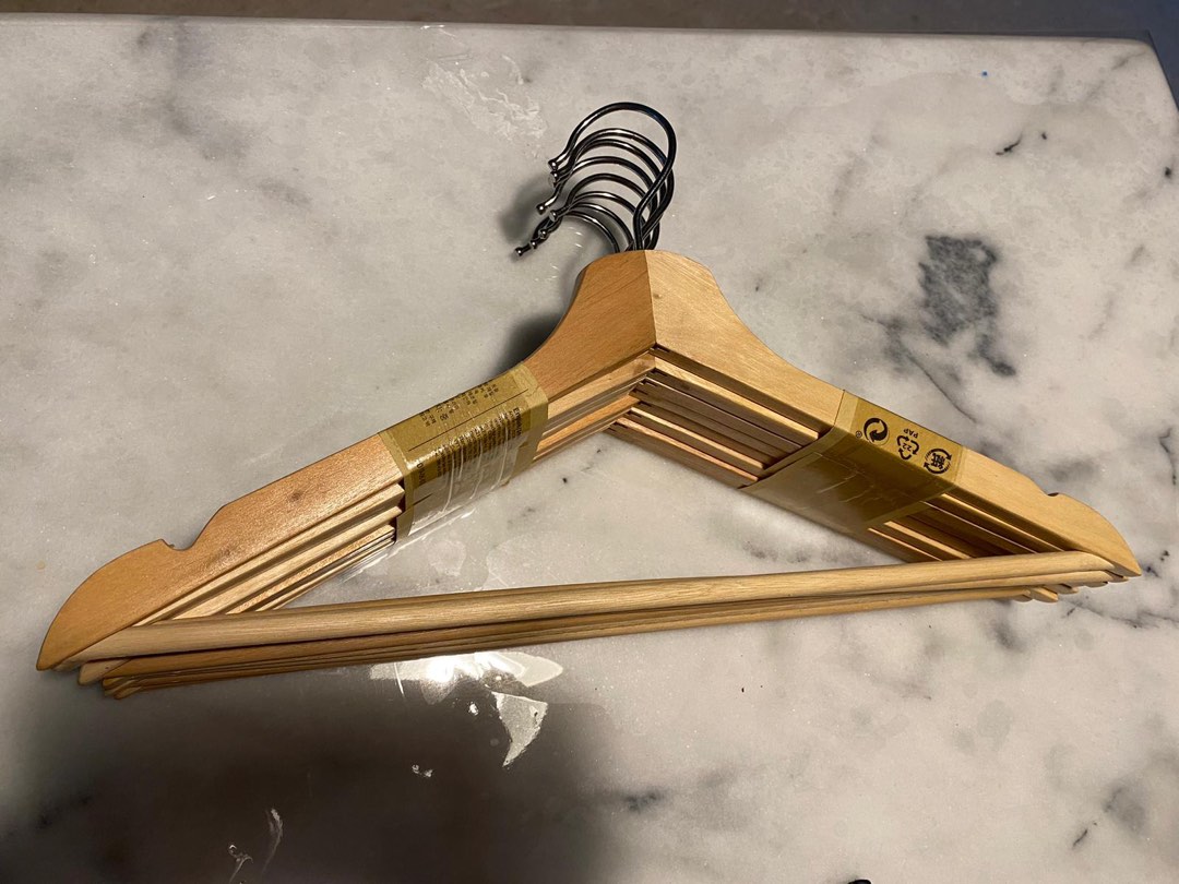 IKEA Bumerang Wood Hangers 2 Sets, Furniture & Home Living, Home