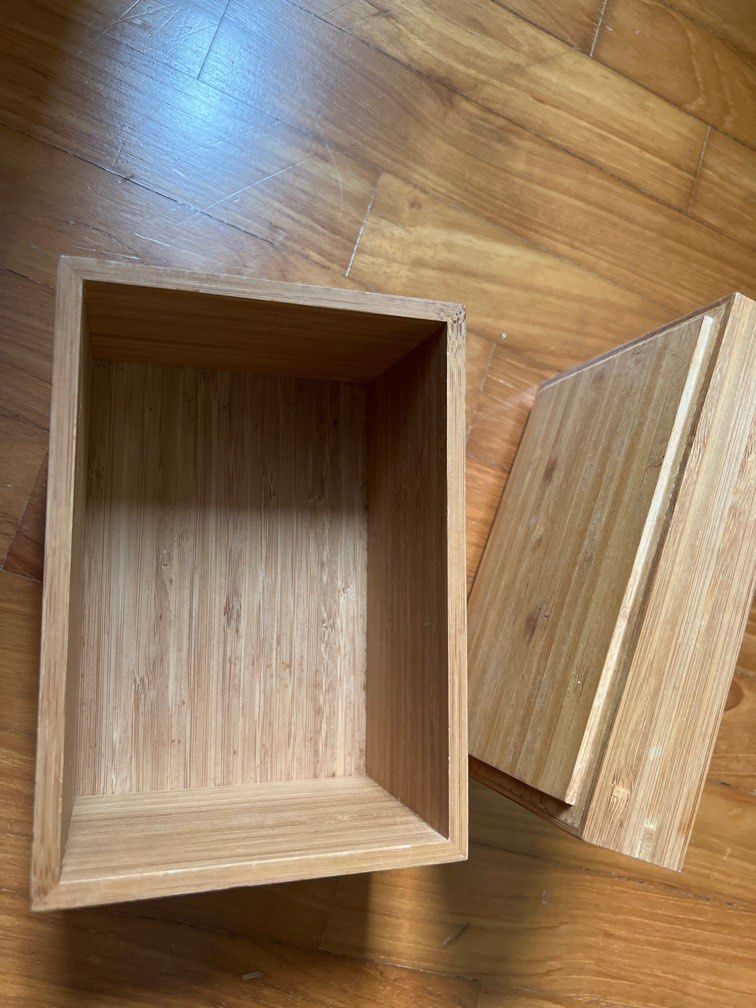 Ikea Dragan Bamboo Boxes w/Lids - 1 pc set, Furniture & Home Living, Home  Decor Accessories, Other Home Decor Accessories on Carousell