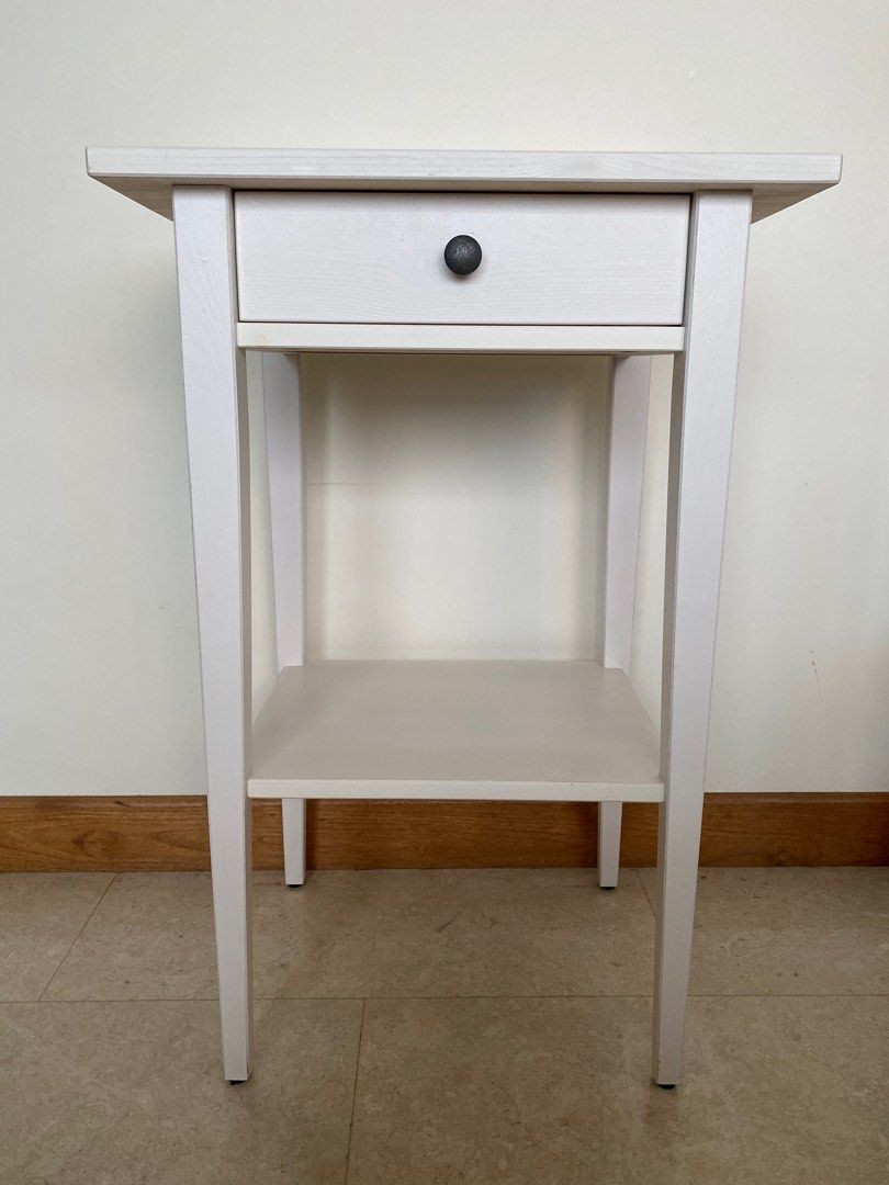 IKEA Hemnes Bedside Table, Furniture & Home Living, Furniture, Tables
