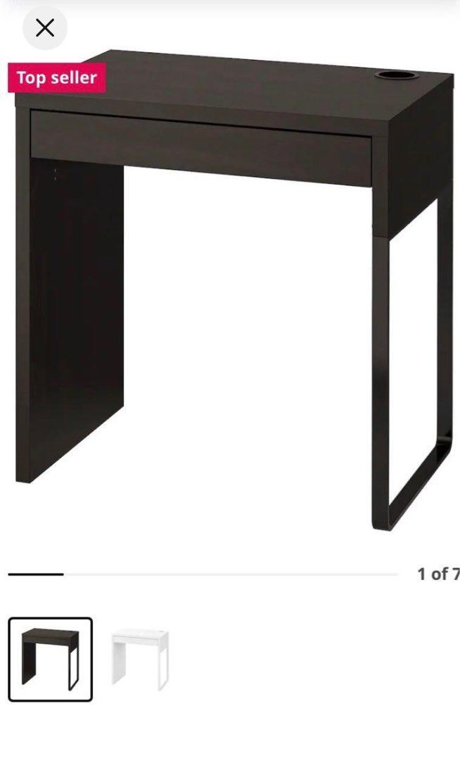 IKEA Micke Desk, Furniture & Home Living, Furniture, Tables & Sets on