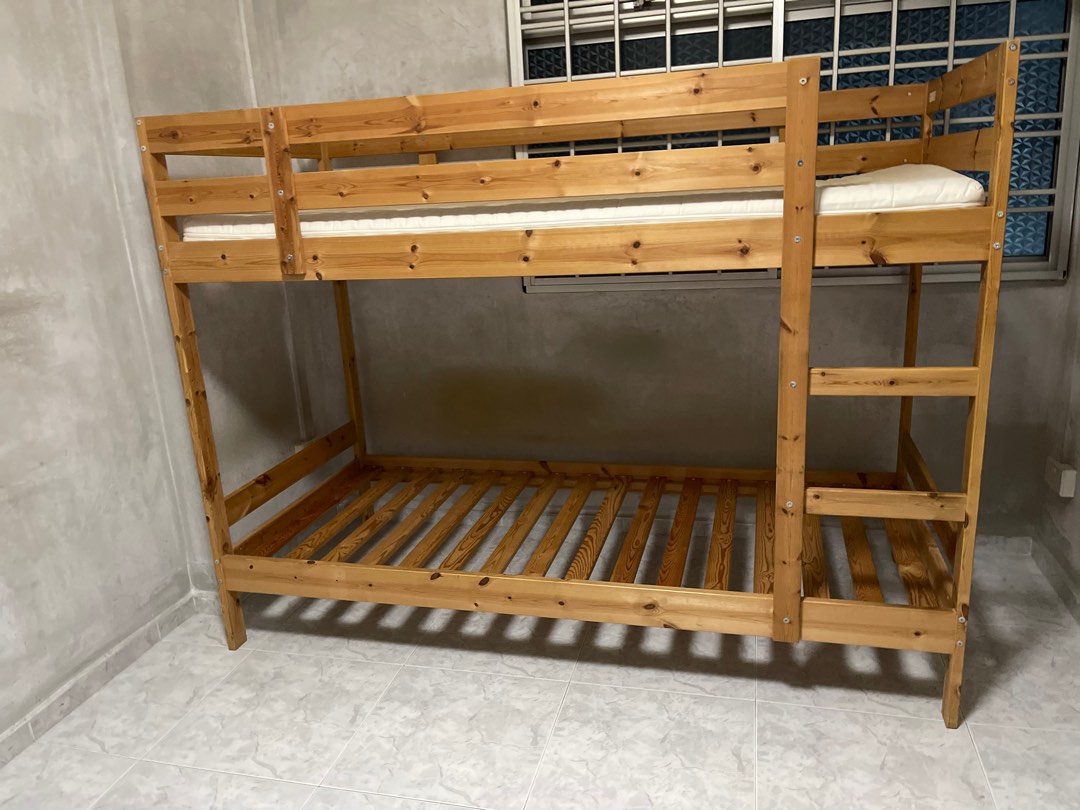 Ikea mydal bunk bed frame, Furniture & Home Living, Furniture, Bed