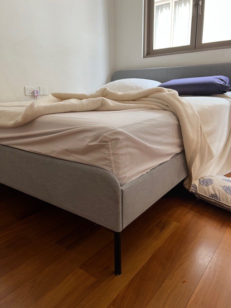 Ikea Queen bed & Mattress, Furniture & Home Living, Furniture, Bed