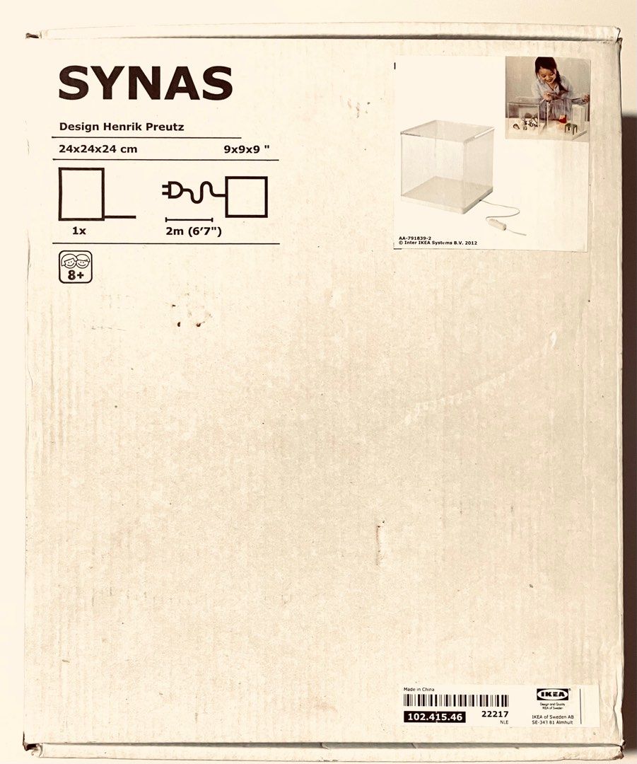 IKEA Synas LED light box, Furniture & Home Living, Home Decor, Other