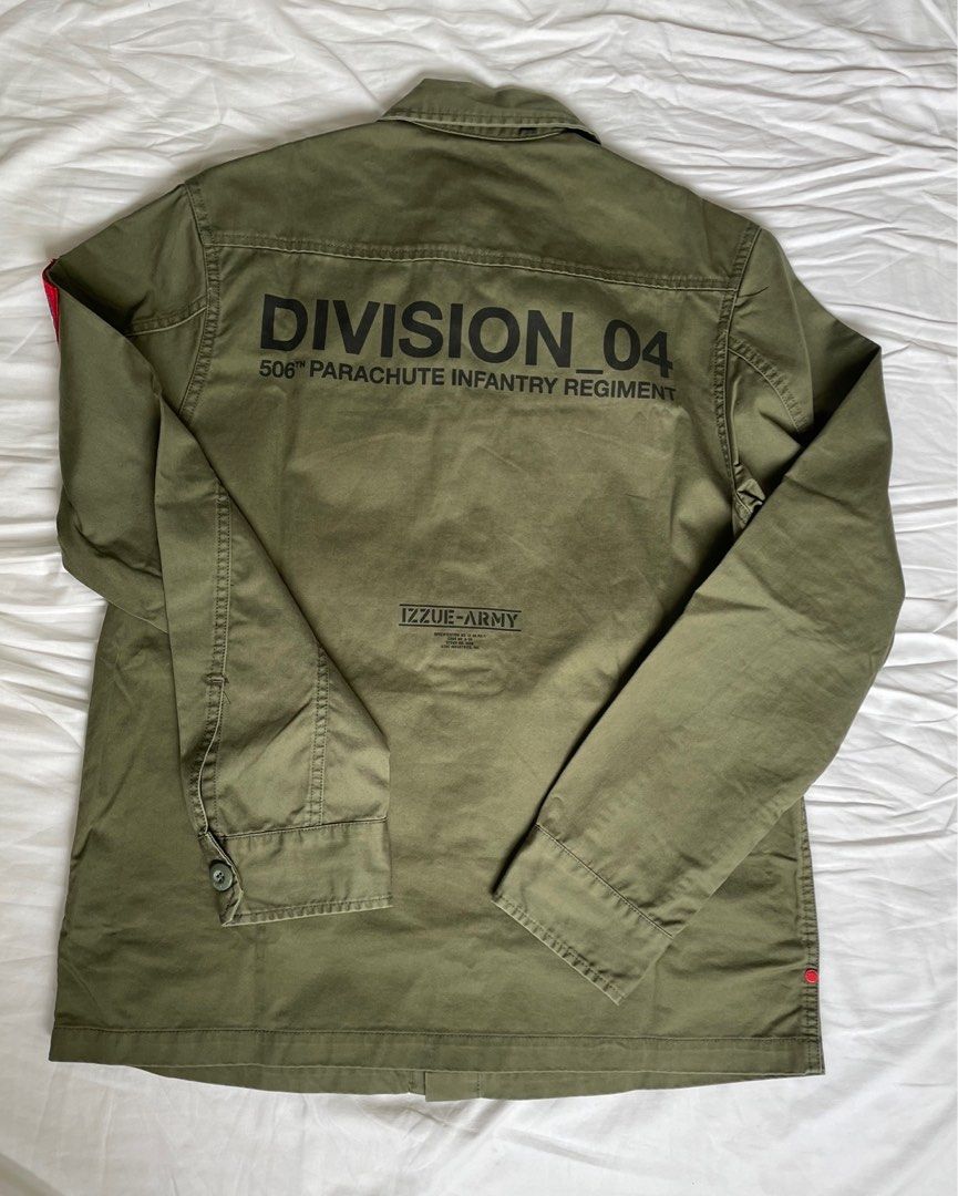 Izzue army jacket size S Olive Green
