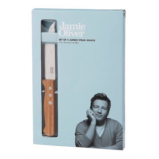 Jamie Oliver Jumbo Steak Knife set of 4, Kitchen & Appliances on Carousell