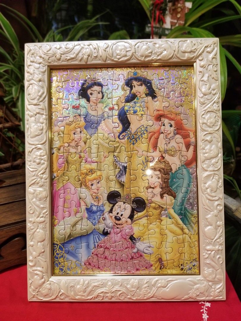 🎄Japan Disney Characters Puzzle Frame for wall decor, Hobbies & Toys,  Stationery & Craft, Art & Prints on Carousell