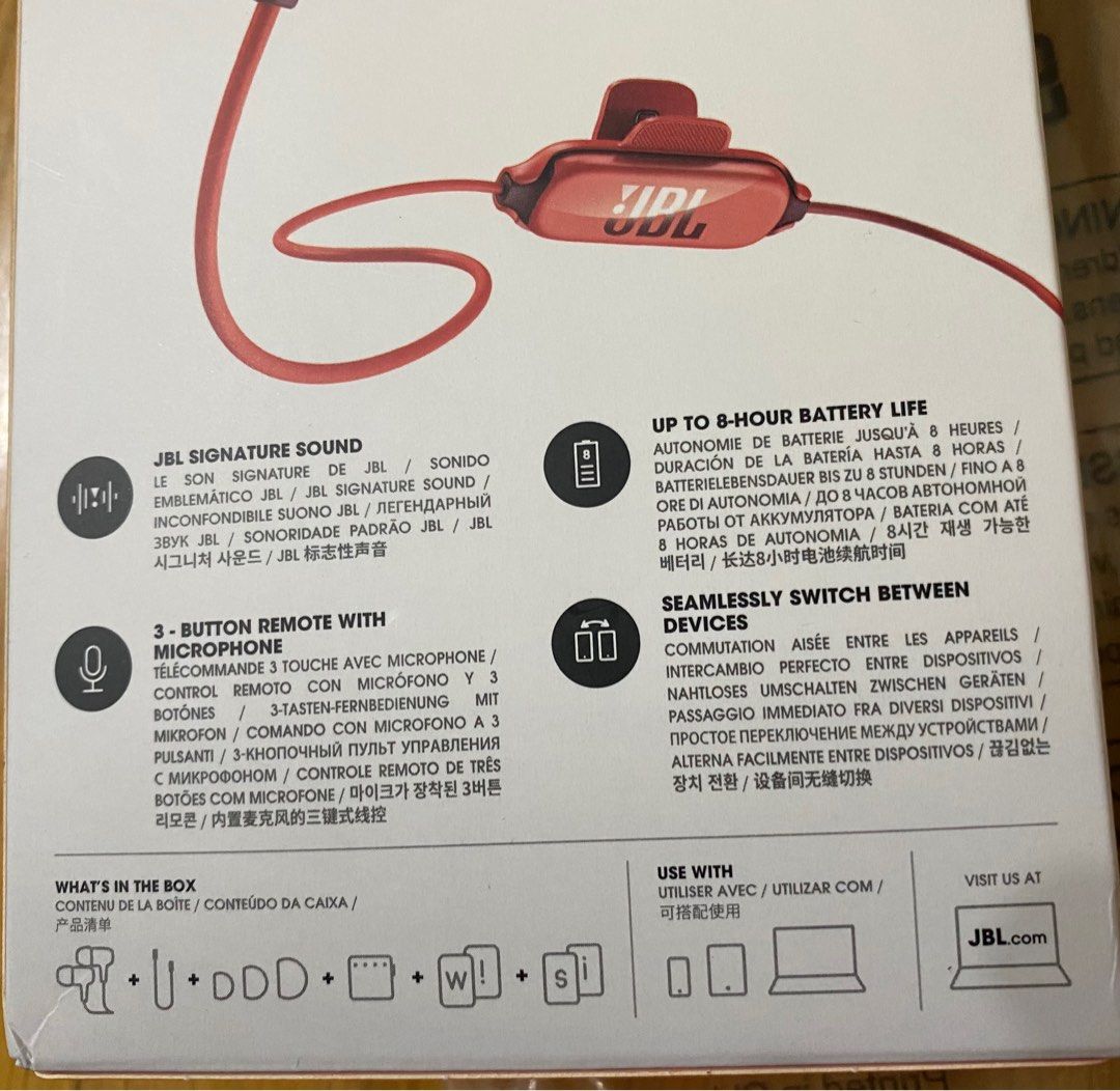 JBL wireless inear headphones, Audio, Earphones on Carousell