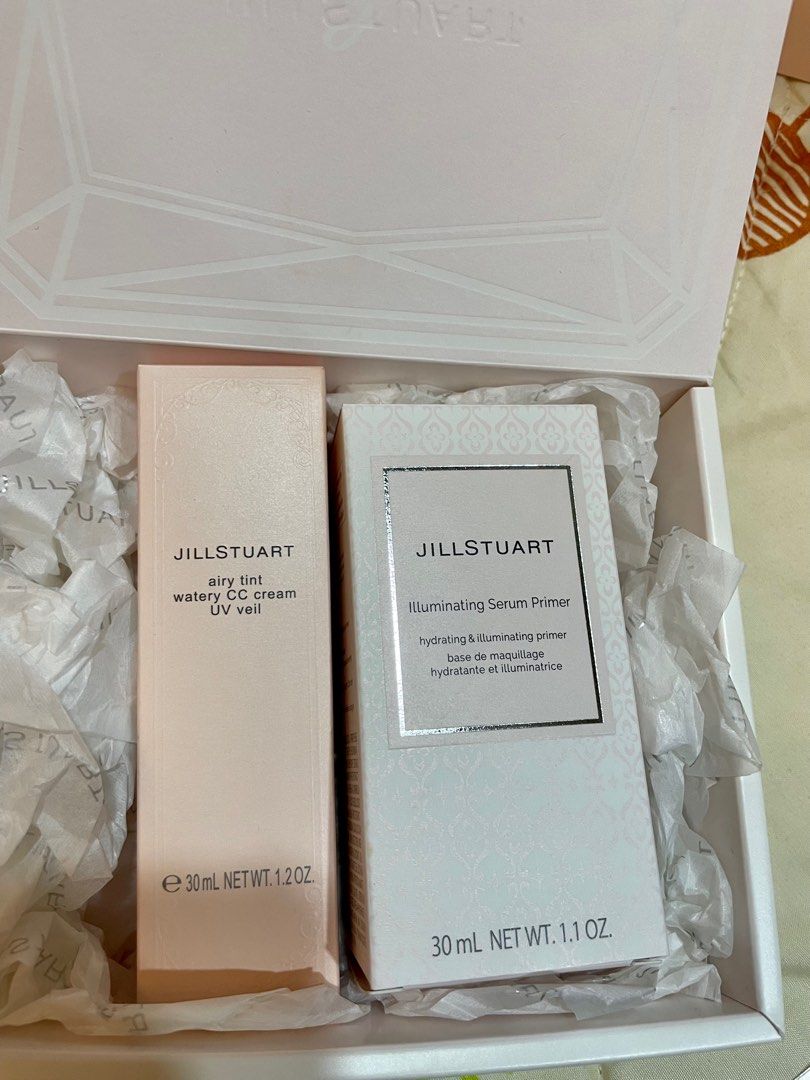 JILLSTUART AIRY TINT CC CREAM & ILLUMINATING SERUM PRIMER, Beauty ...