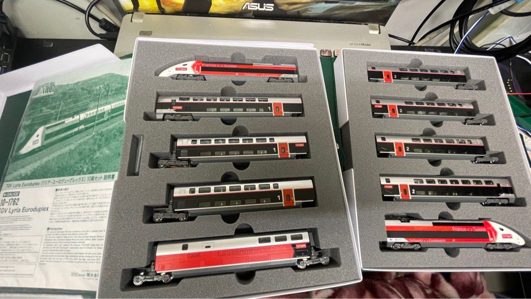 KATO 10-1762 TGV リリア・ユーロデュープレックス 10両セット - 鉄道模型
