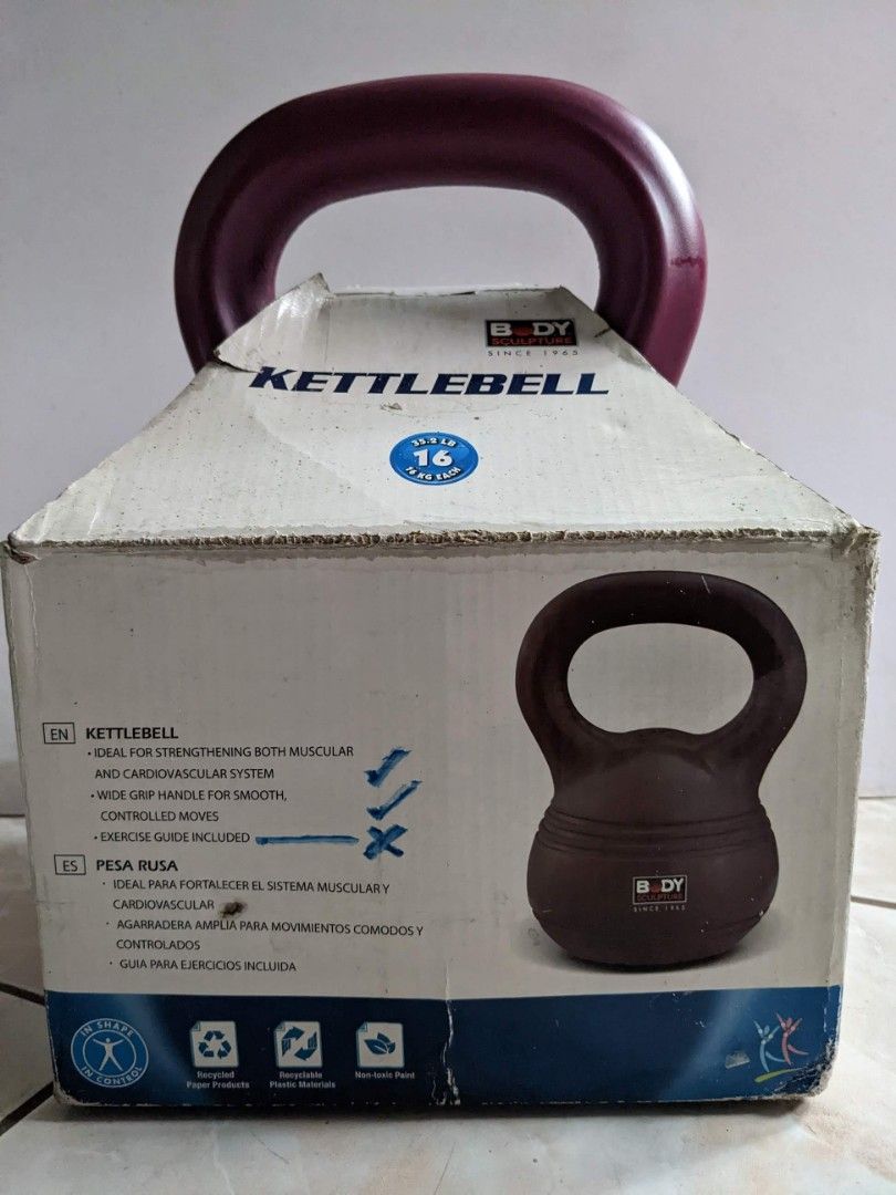 Kettlebell Body Sculpture BW117 - Entraînement Musculaire Et Cardio Confortable