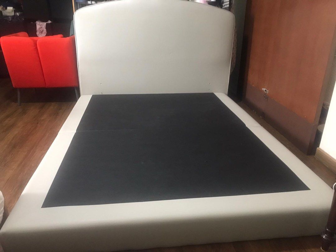 King Koil Queen size bed frame, Furniture & Home Living, Furniture, Bed