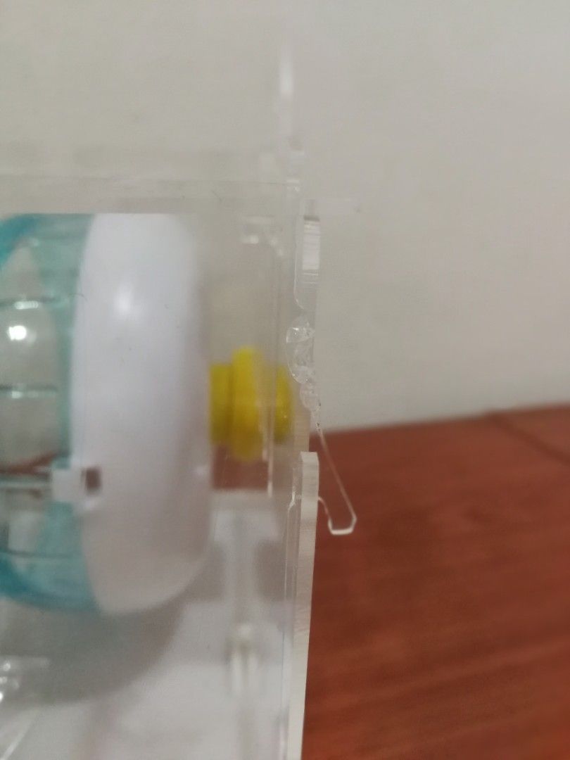 (Klang Collect Only) Clear Transparent Hamster Cage Set, Pet Supplies