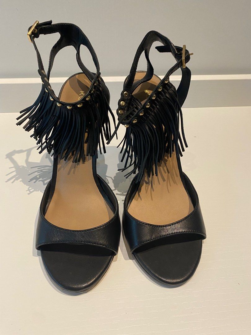 Kurt Geiger London Gold cigarette heel sandals Women s Fashion