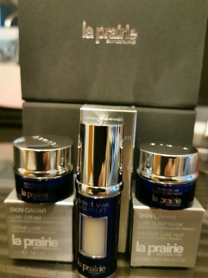 La Prairie Festive Trio set, Beauty & Personal Care, Face, Face Care on  Carousell