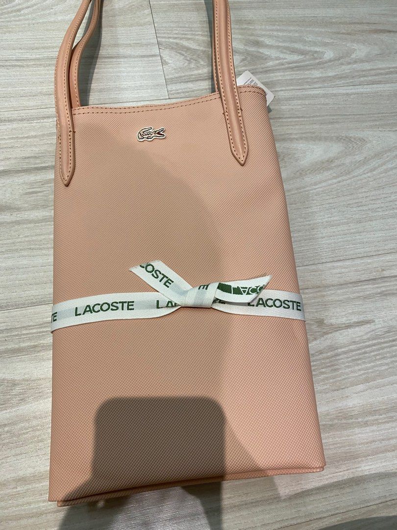 Pink lacoste shop bag