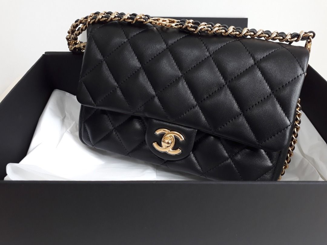 CHANEL 2023 Cruise CHANEL ☆FLAP BAG WITH TOP HANDLE ☆A92236 B08027 NL302