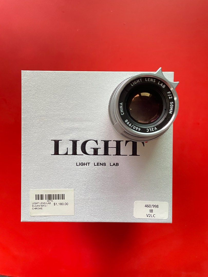 Light Lens Lab 50mm F2 Elcan BNIB chrome for Leica M10 M10P M11