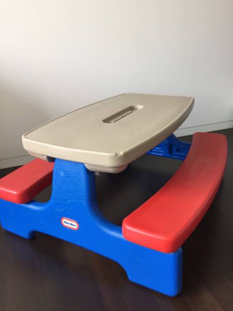 Little tikes bench table, Babies Kids, Baby Nursery Kids