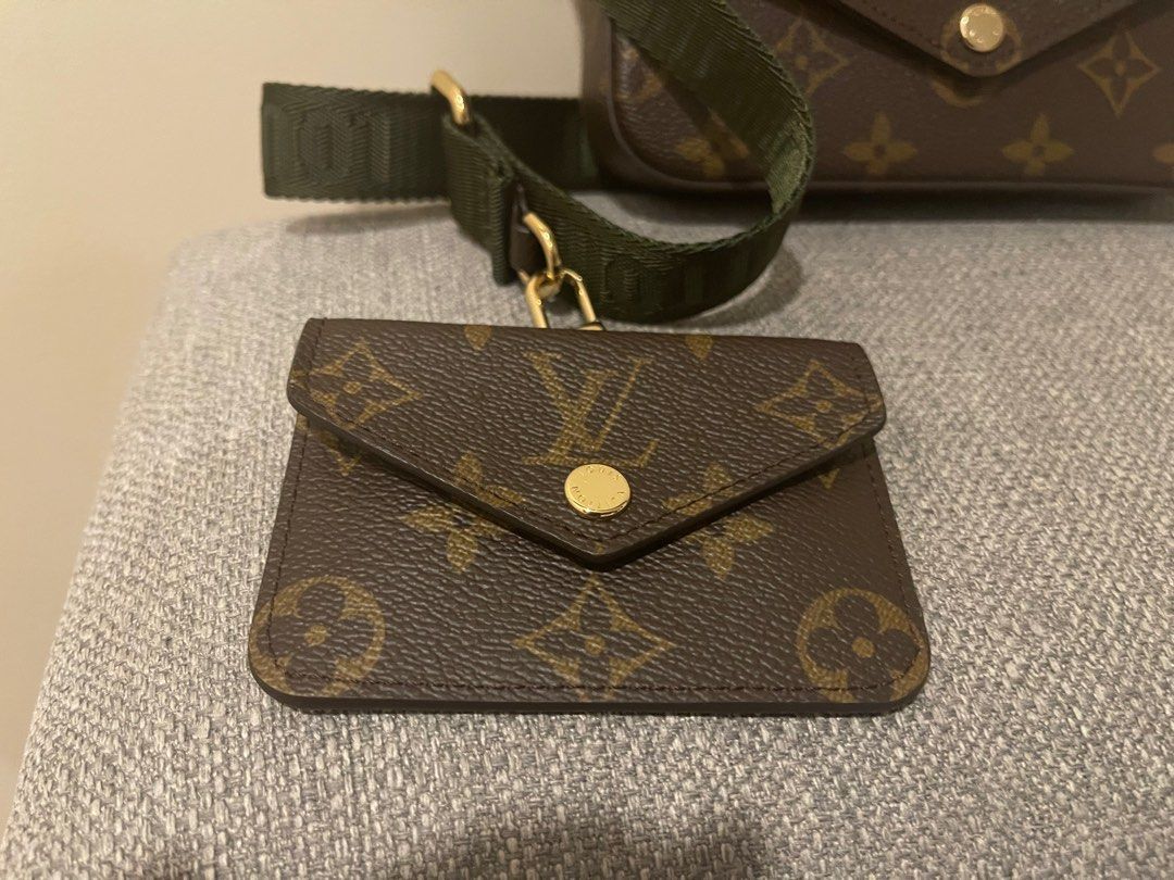 Louis Vuitton Pochette Felicie Strap & Go Brown Cloth ref.960682 - Joli  Closet