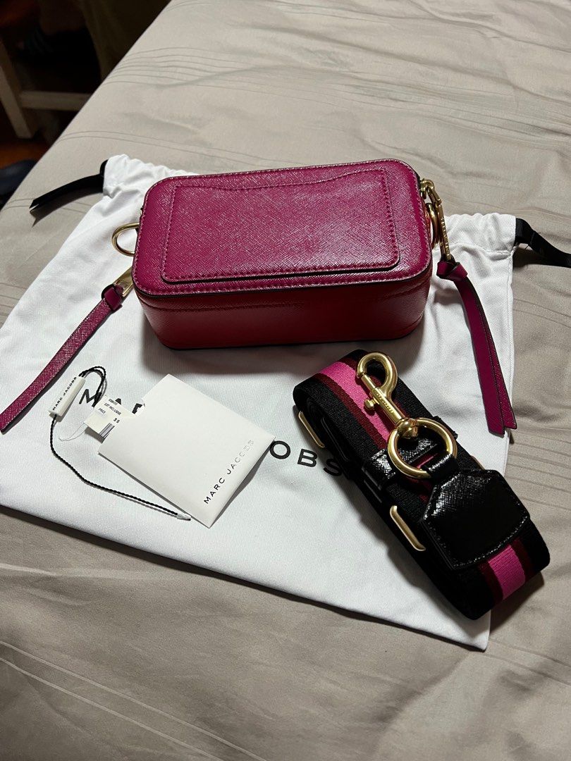 Marc Jacobs Snapshot Camera Bag - hot pink, Luxury, Bags & Wallets