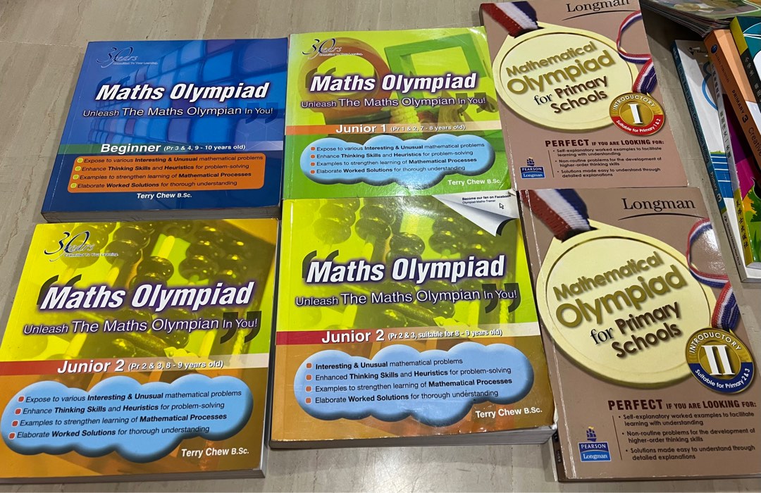 Maths Olympiad guide, Hobbies & Toys, Books & Magazines, Assessment ...