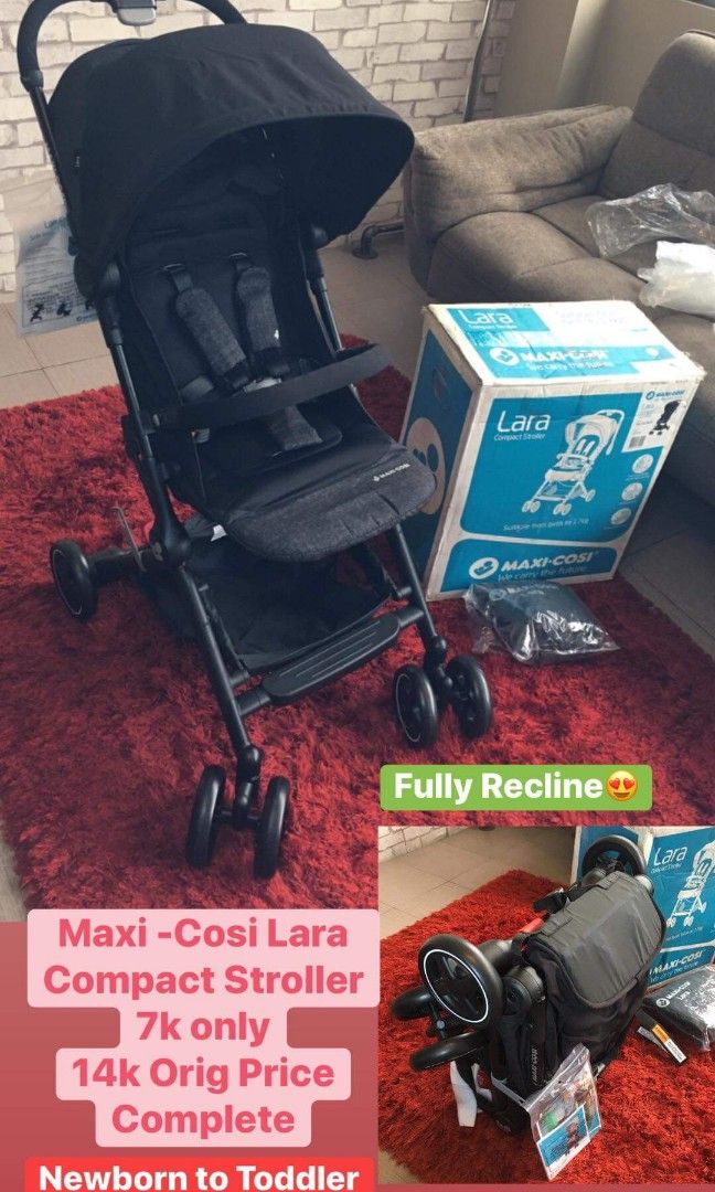 Maxi-Cosi - Lara Ultra Compact Stroller - Black 