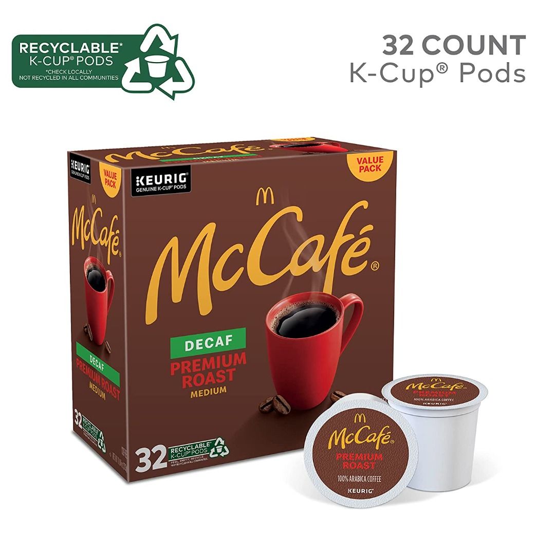 McCafe Keurig Single Serve K-Cup Pods, Premium Roast Decaf dolce gusto ...