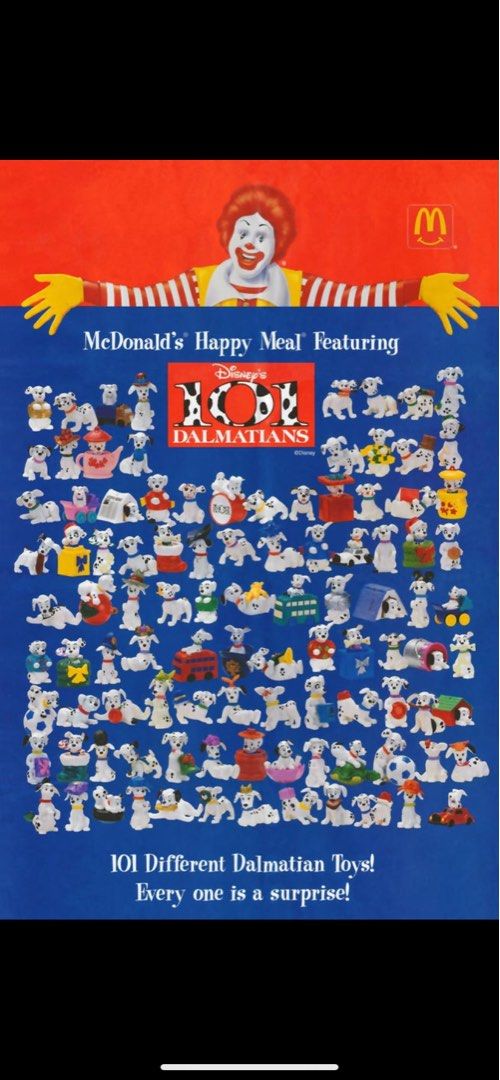 101 dalmatians happy meal best sale