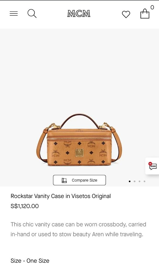 MCM Rockstar vanity case Luxury Bags Wallets on Carousell
