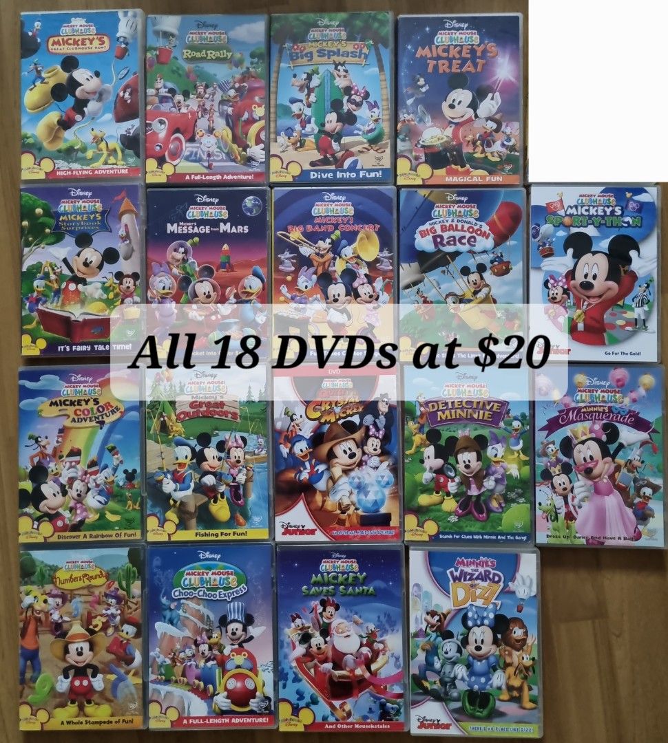 Mickey Mouse Clubhouse DVD, Hobbies & Toys, Music & Media, CDs & DVDs