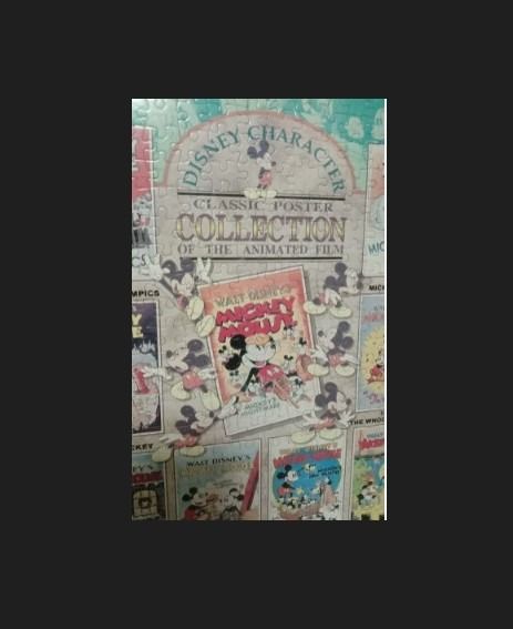 Mickey's Classic Poster Collection+ - 1000pcs jigsaw Puzzle with Olive ...