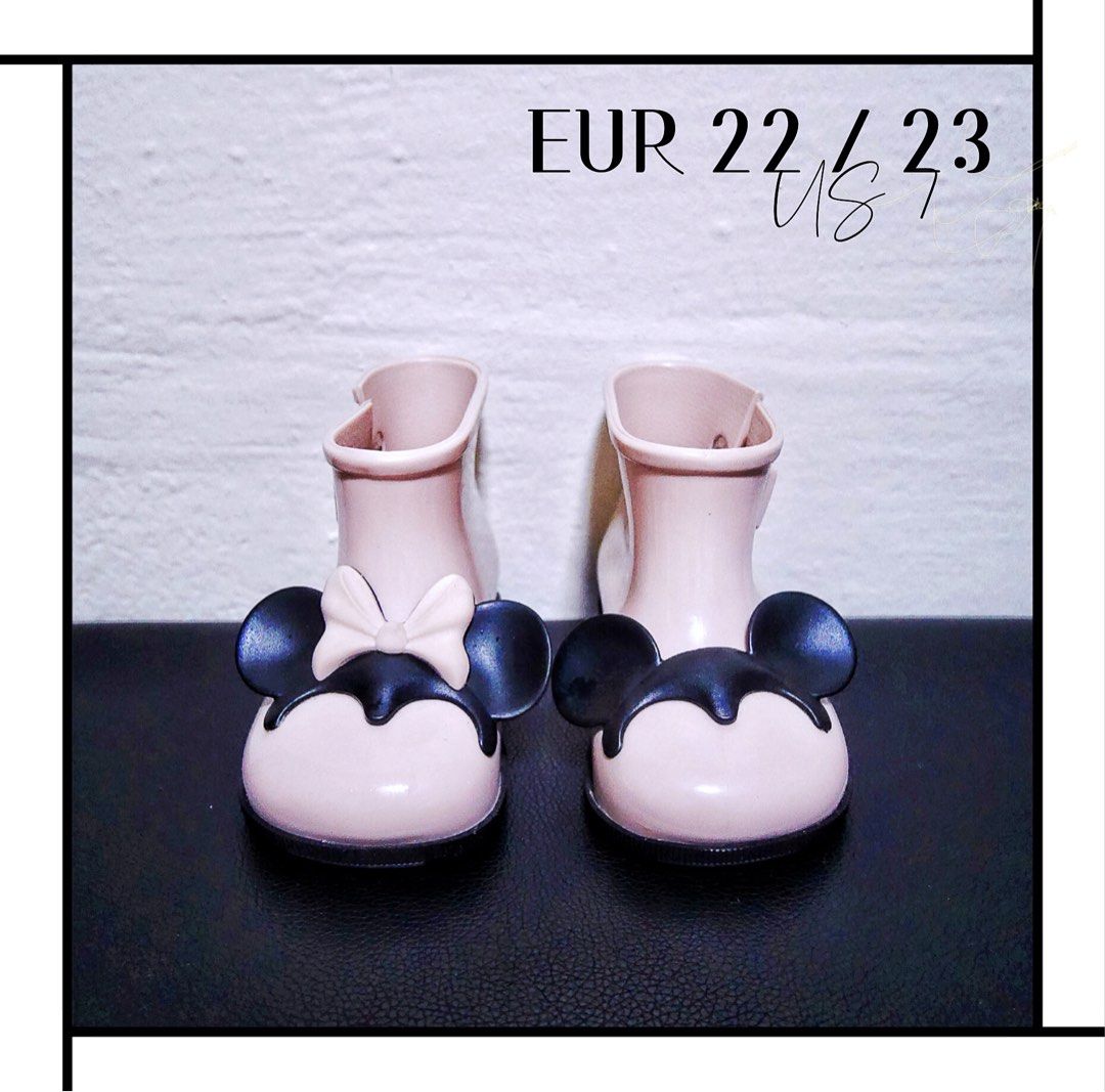 Mini Melissa Disney Sugar Rain Boots Babies Kids Babies Kids